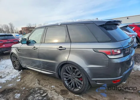 2016 Land Rover Range Rover Sport Hst из США, поврежденный, VIN SALWS2VF7GA577456